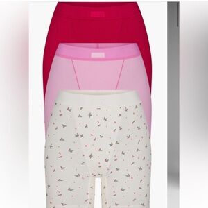 (3) NEW SKIMS cotton rib brief boxer 
 underwear size XL